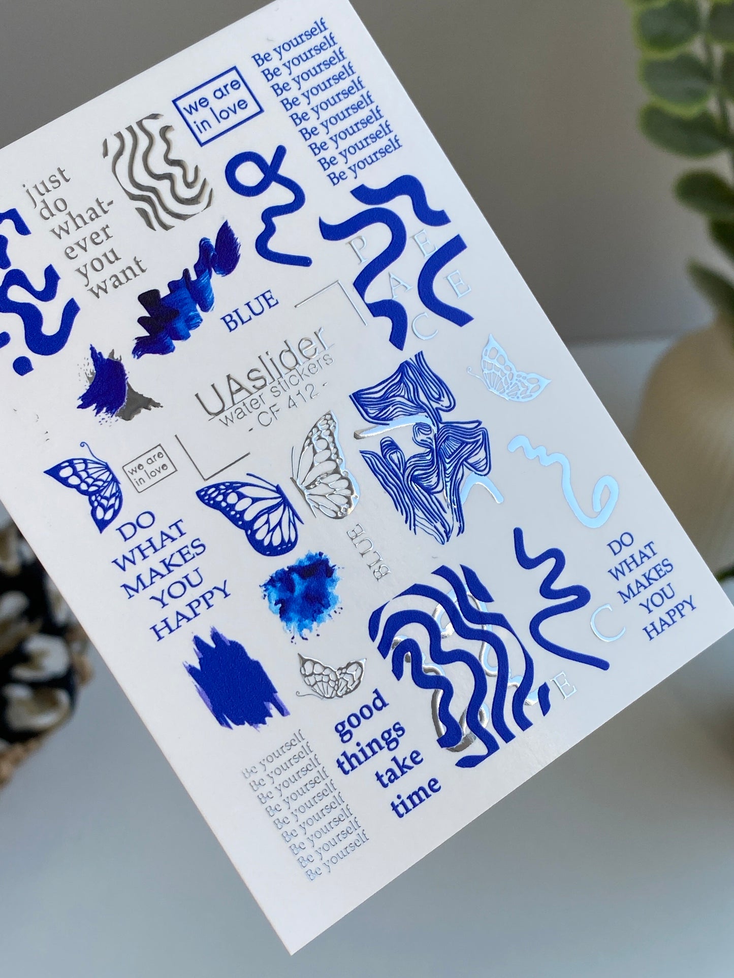 Nail Water Decal CF-412