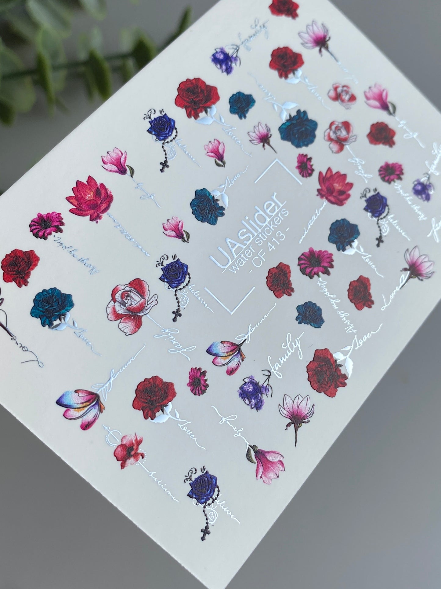 Nail Water Decal CF-413