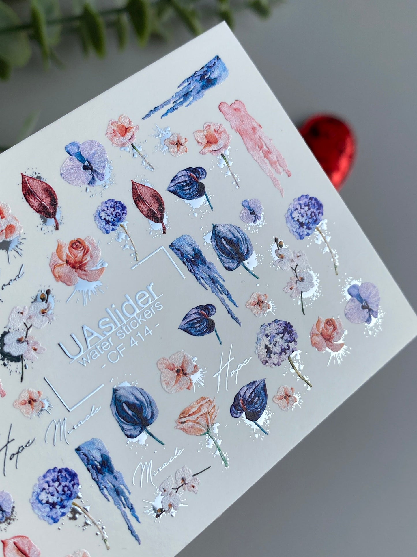 Nail Water Decal CF-414