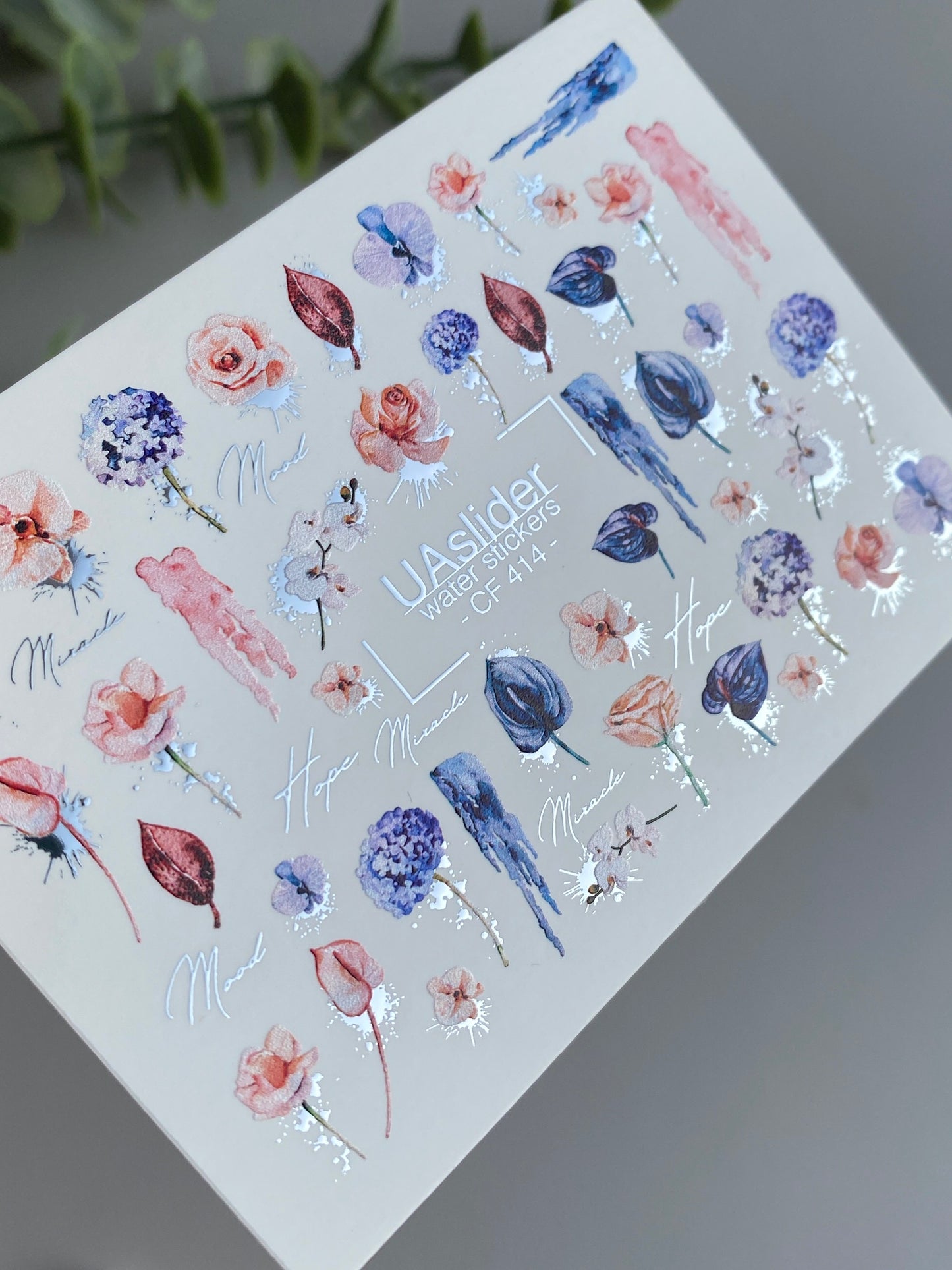Nail Water Decal CF-414