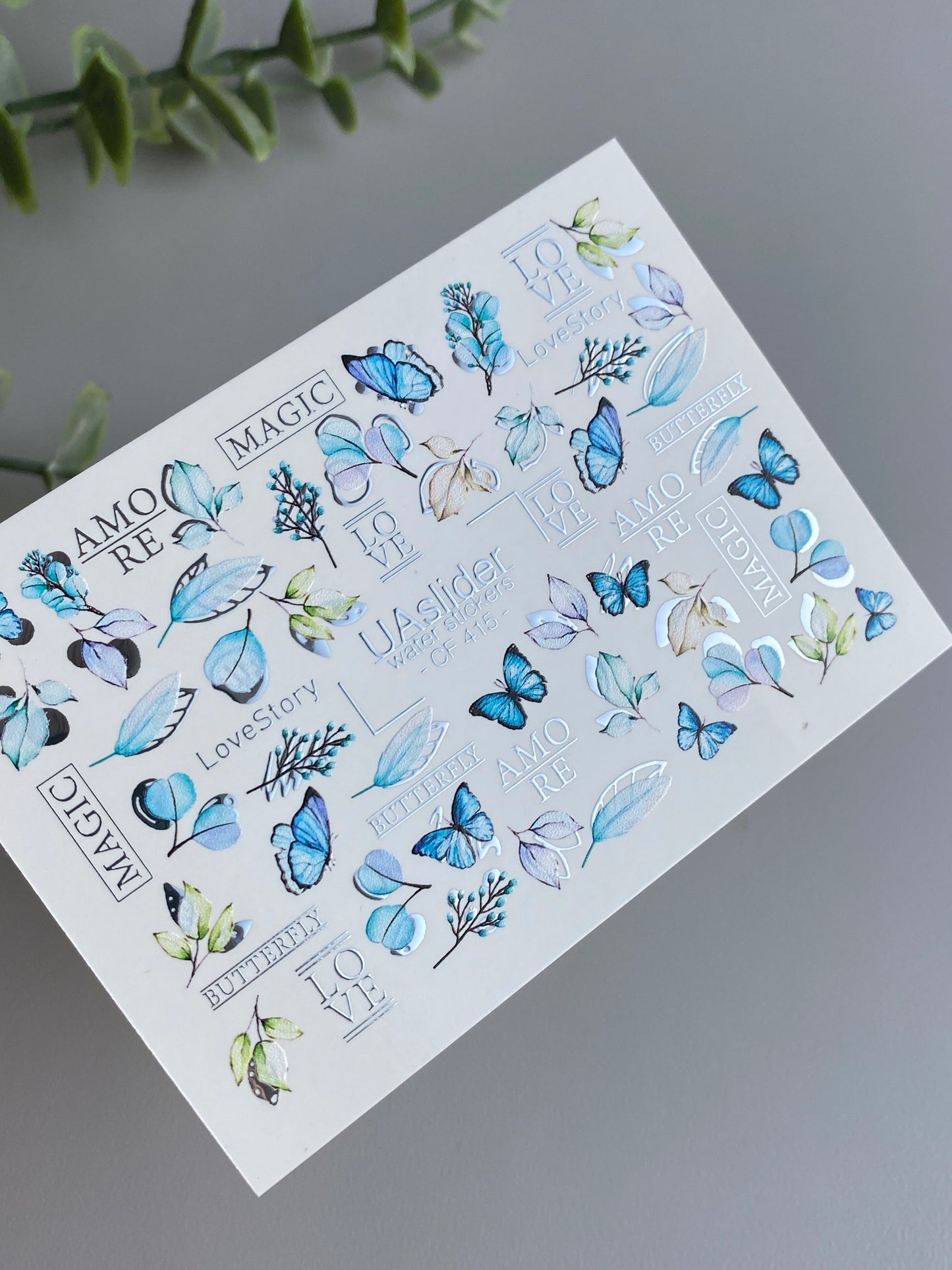 Nail Water Decal CF-415