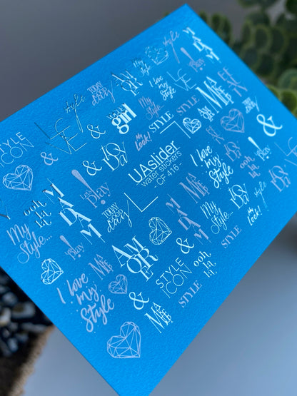 Nail Water Decal CF-416