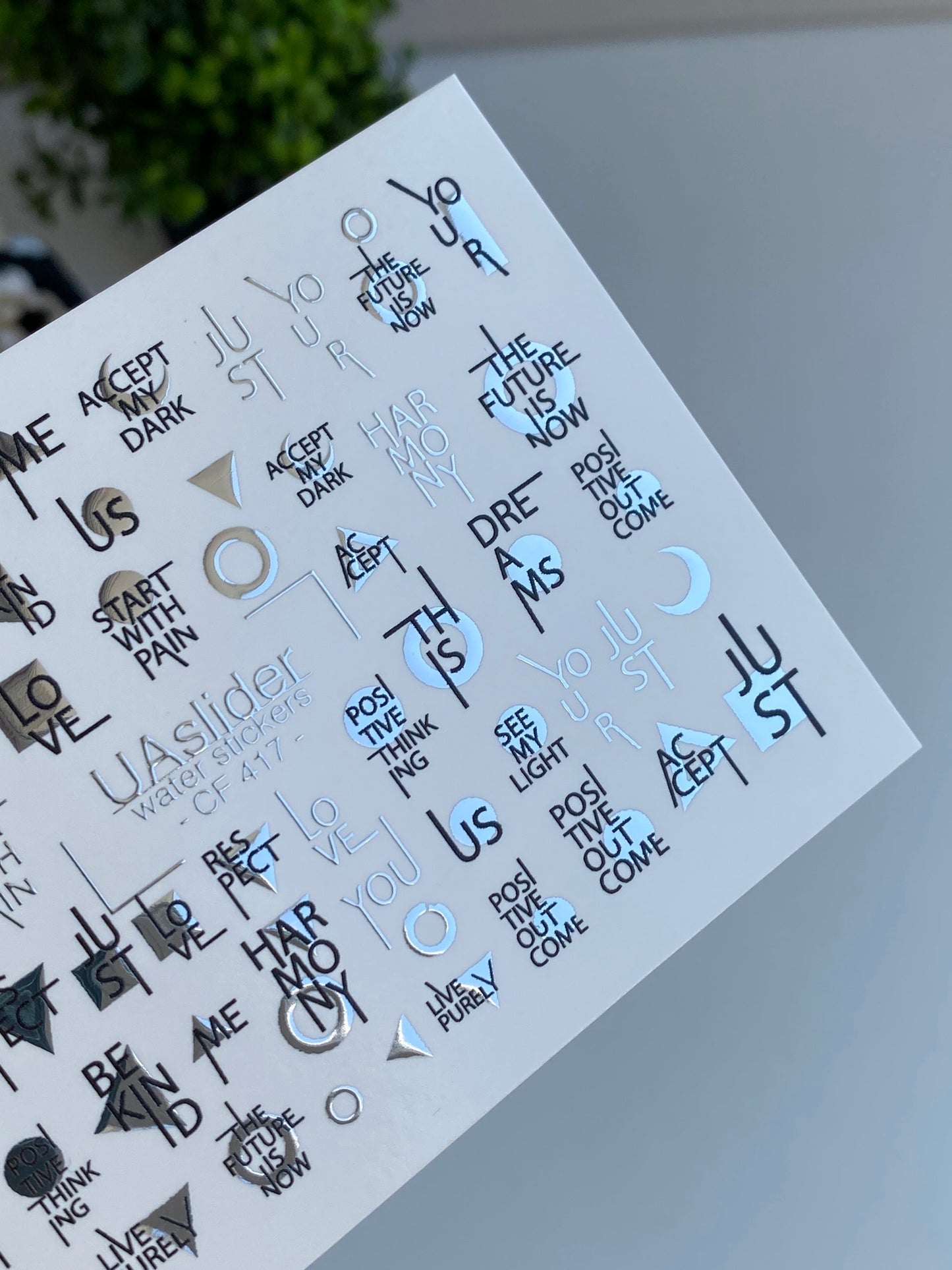 Nail Water Decal CF-417