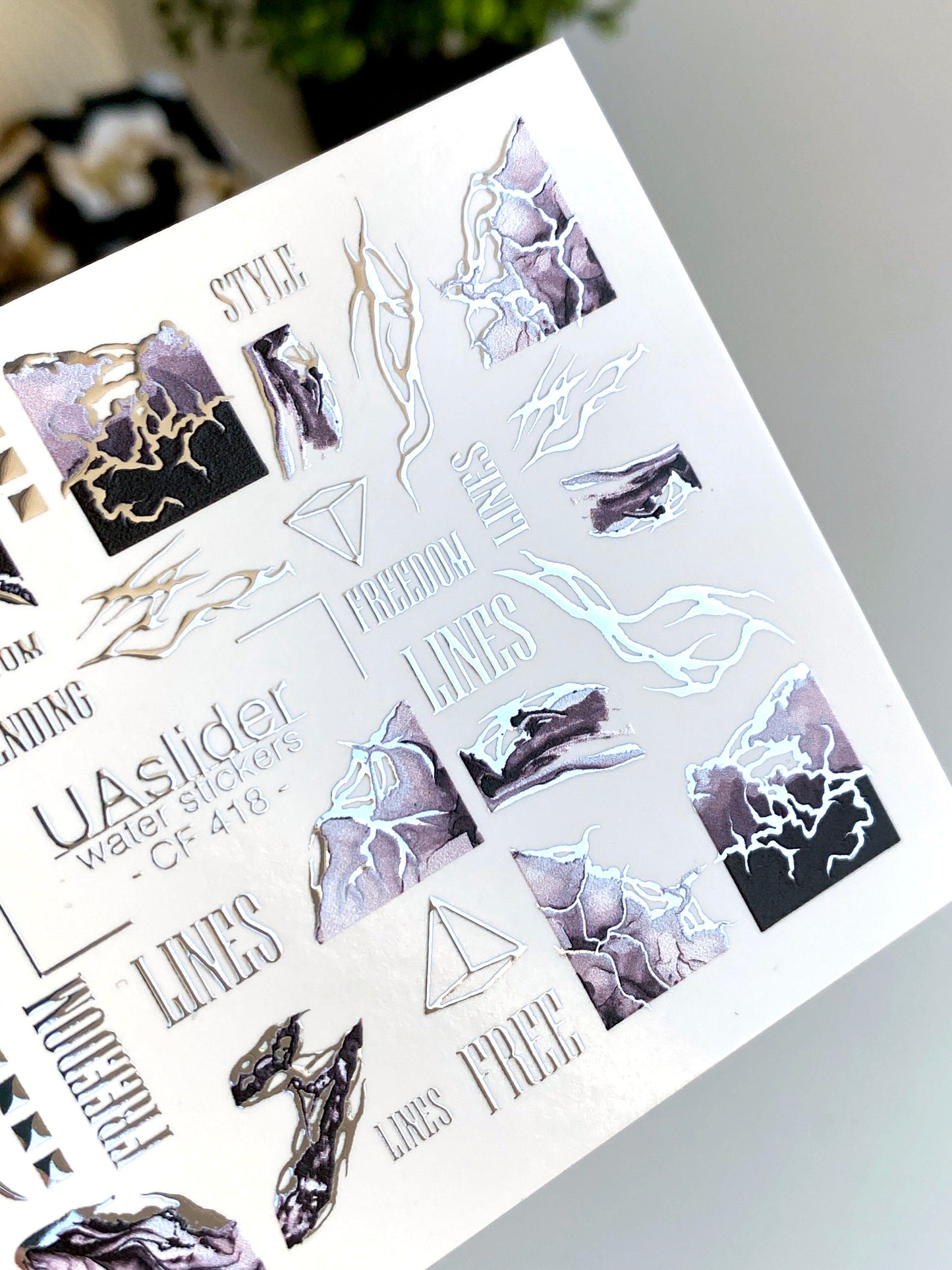 Nail Water Decal CF-418