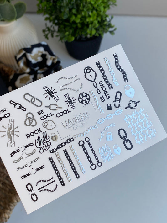 Nail Water Decal CF-421
