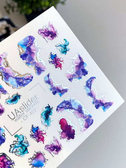 Nail Water Decal CF-422