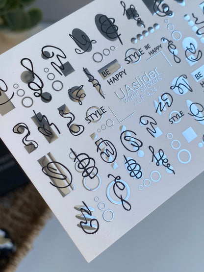 Nail Water Decal CF-424