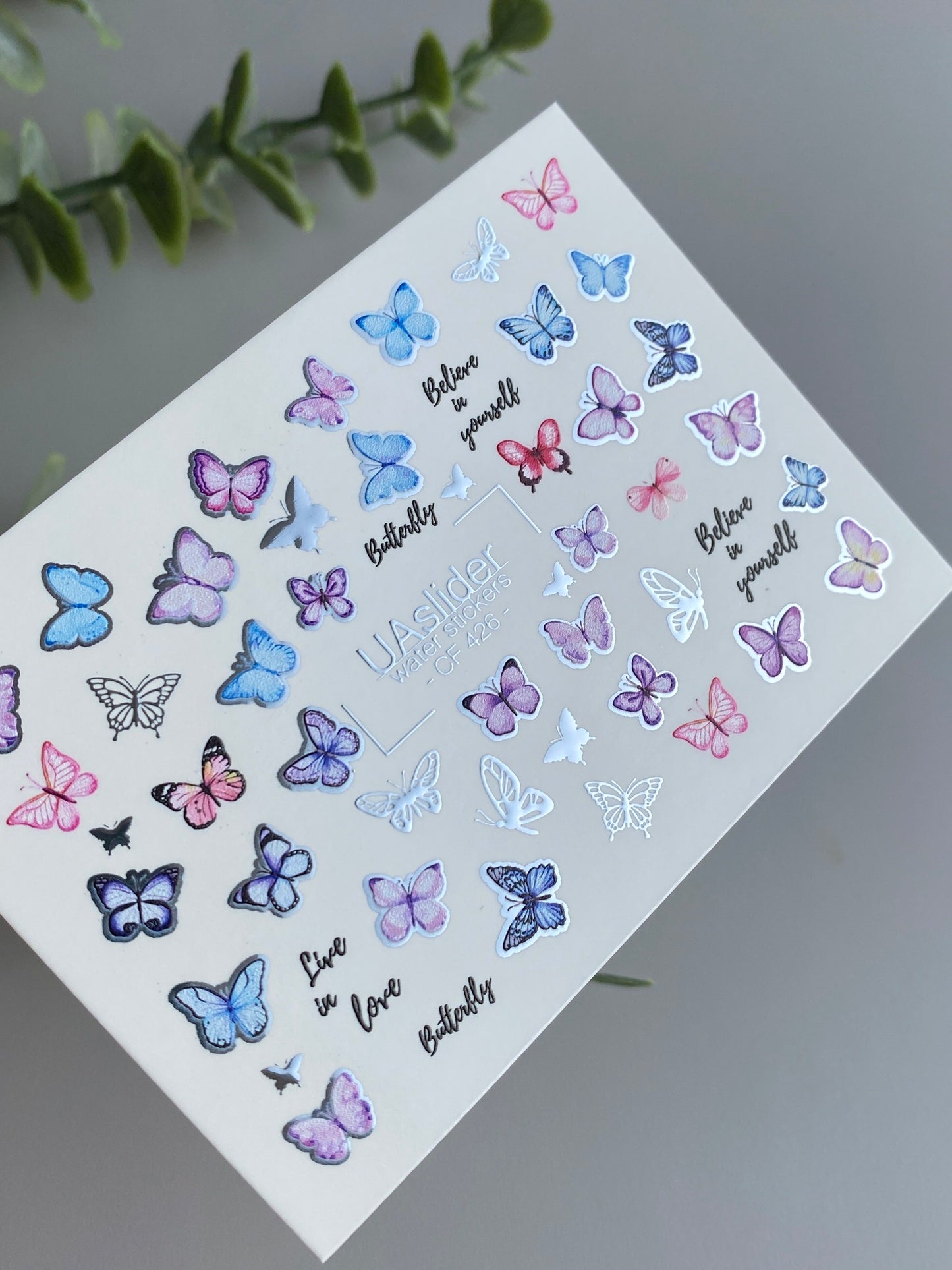 Nail Water Decal CF-426