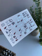 Nail Water Decal CF-432
