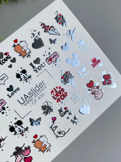 Nail Water Decal CF-435