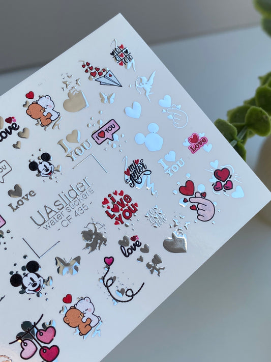 Nail Water Decal CF-435