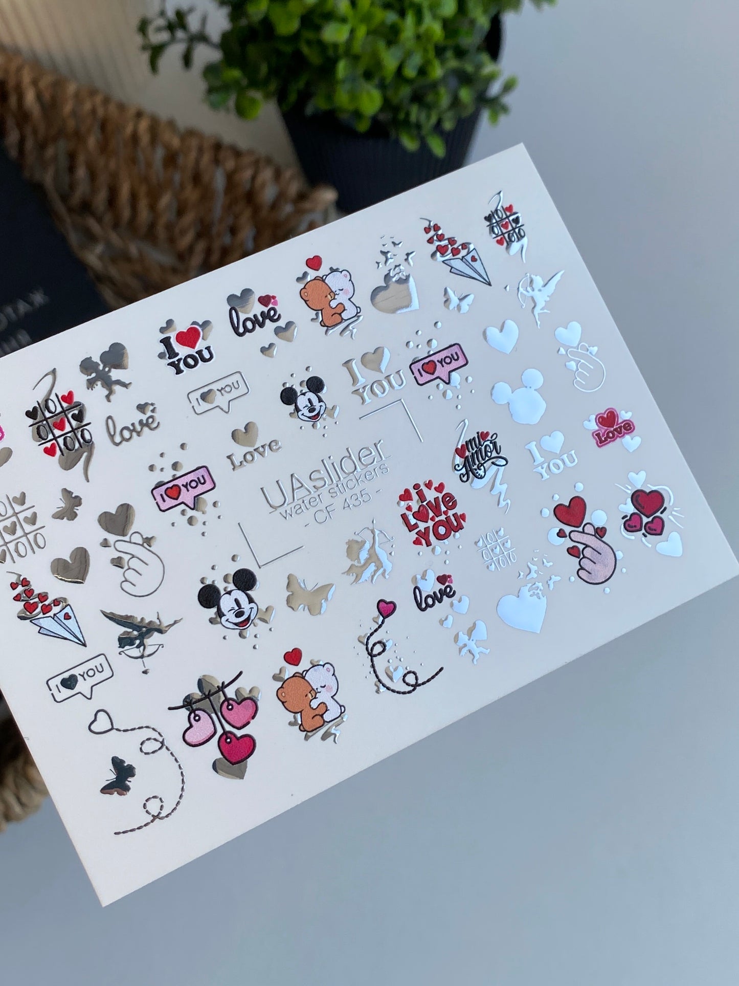 Nail Water Decal CF-435