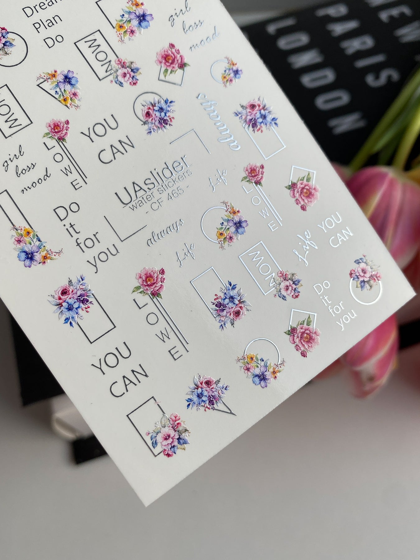 Nail Water Decal CF-465