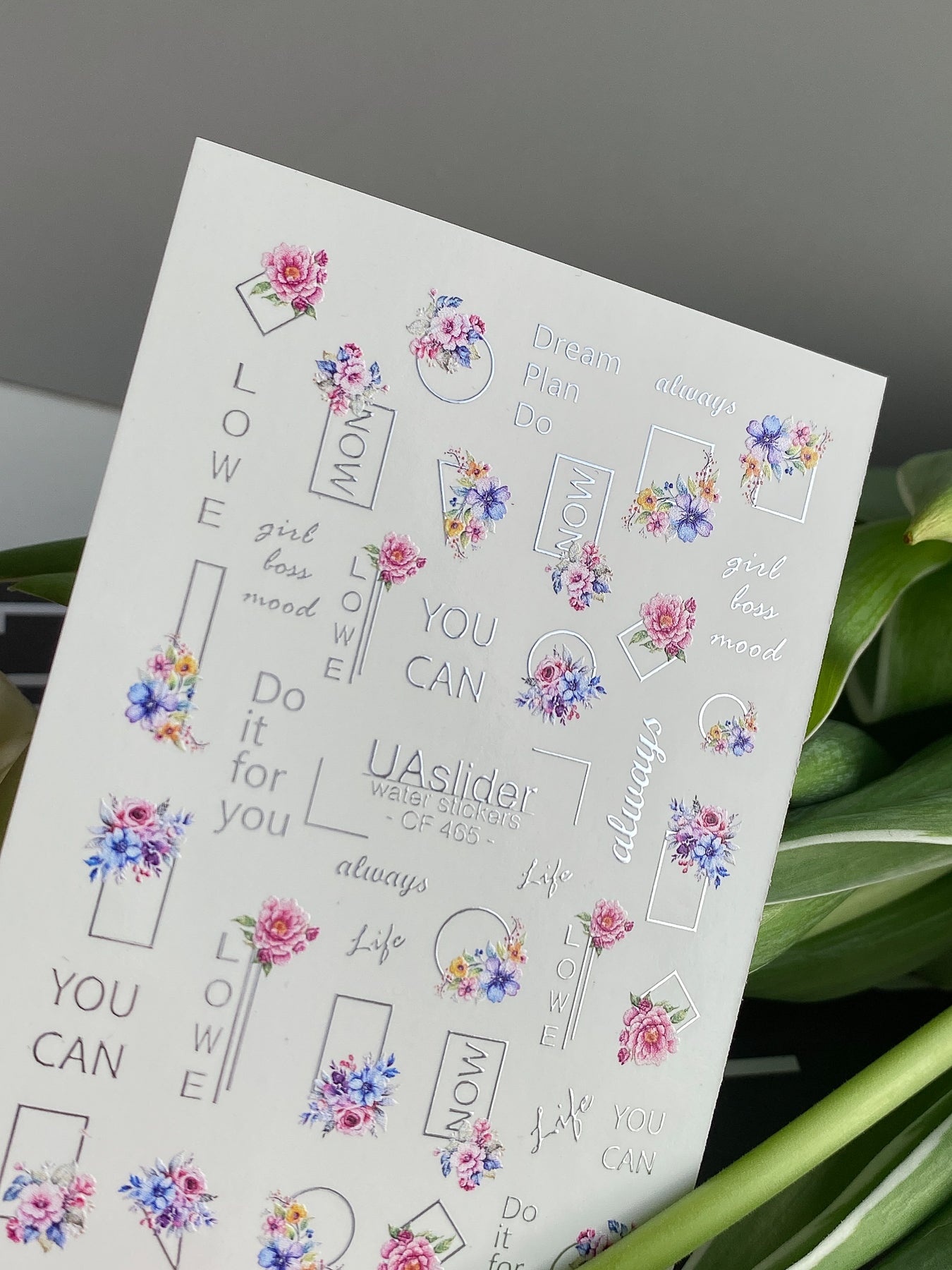 Nail Water Decal CF-465
