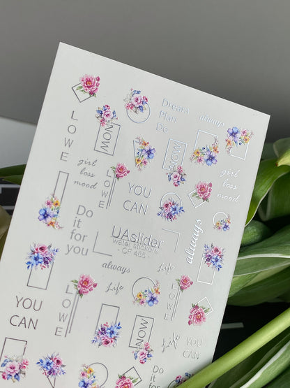 Nail Water Decal CF-465