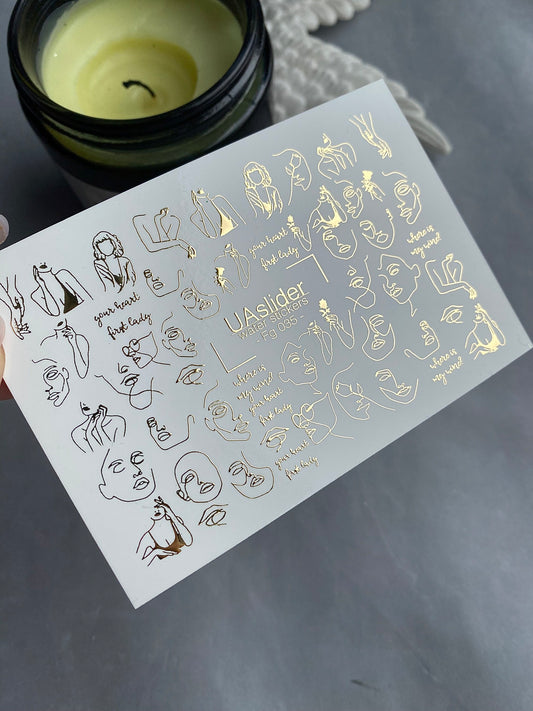 Nail Water Decal Fg-035