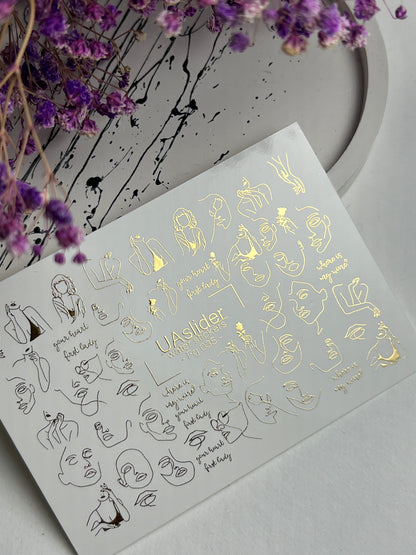 Nail Water Decal Fg-035
