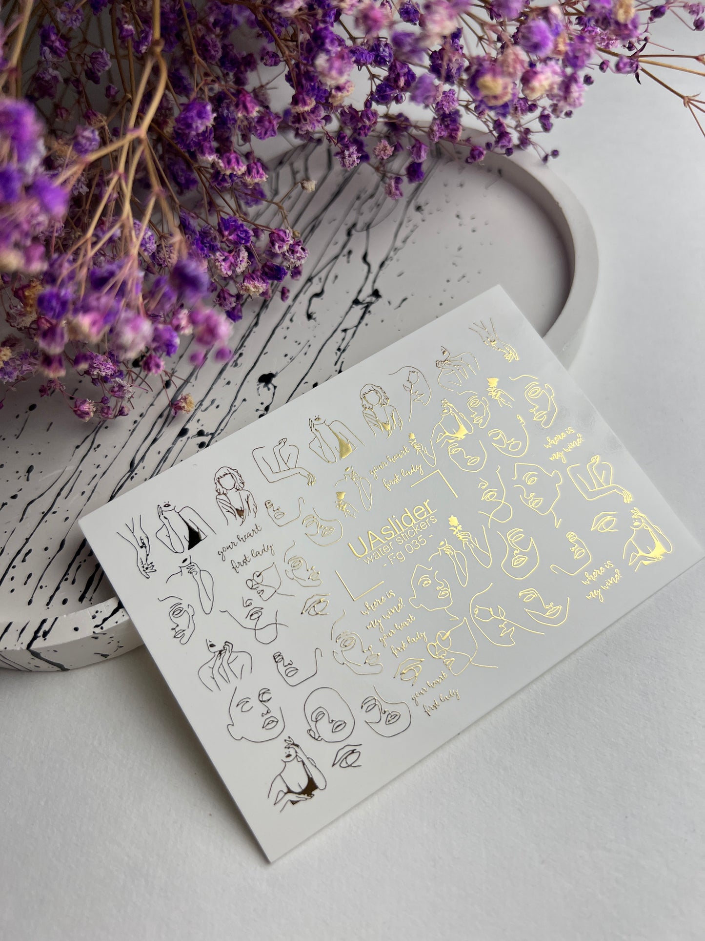 Nail Water Decal Fg-035