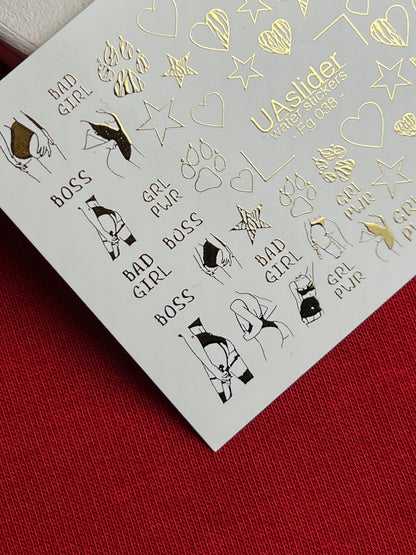 Nail Water Decal Fg-038