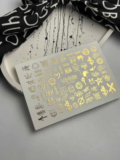 Nail Water Decal Fg-058