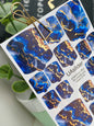 Pedicure nail wrap films mwf-019