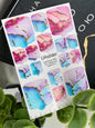 Pedicure nail wrap films mwf-011