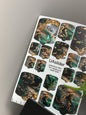 Pedicure nail wrap films mwf-009