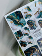 Pedicure nail wrap films mwf-006
