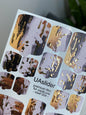 Pedicure nail wrap films mwf-004