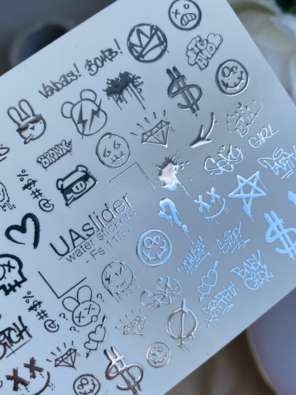 Nail Water Decal Fs-115
