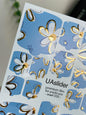Pedicure nail wrap films mwf-035