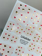 Pedicure nail wrap films mwf-034