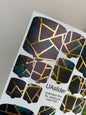 Pedicure nail wrap films mwf-032