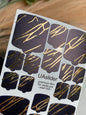 Pedicure nail wrap films mwf-058