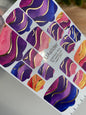 Pedicure nail wrap films mwf-052