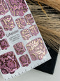 Pedicure nail wrap films mwf-048