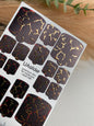 Pedicure nail wrap films mwf-046