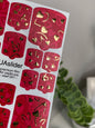 Pedicure nail wrap films mwf-041
