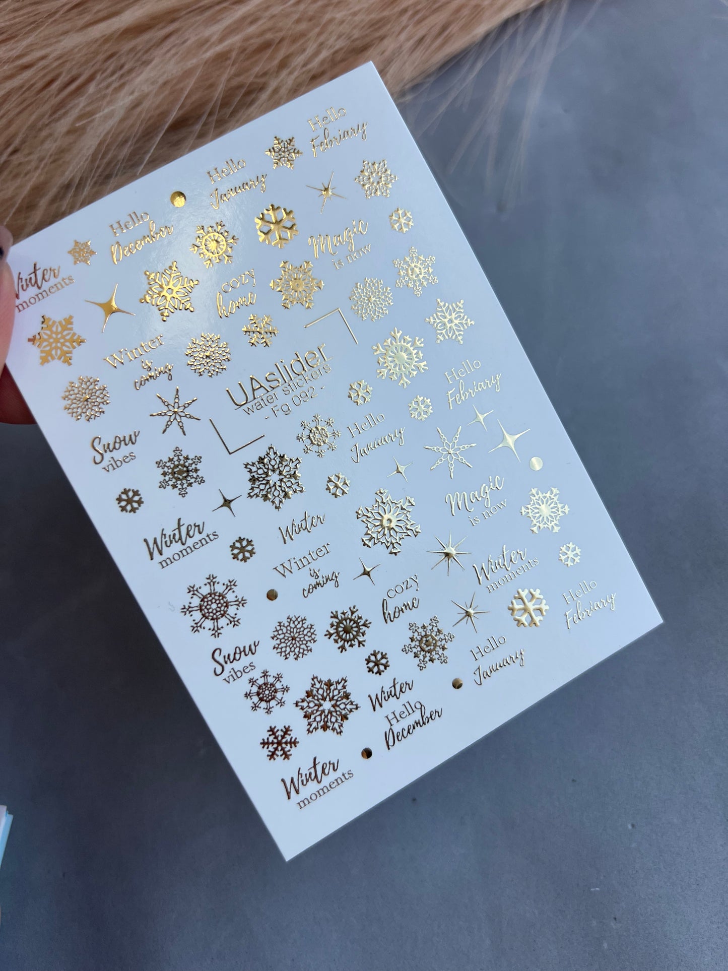 Nail Water Decal Fg-092