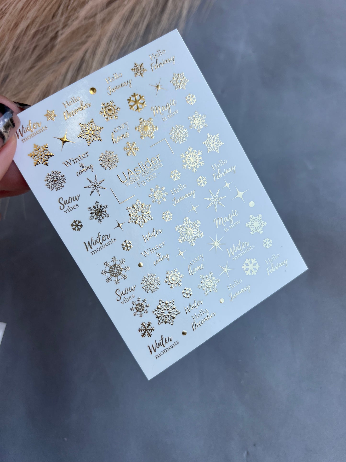 Nail Water Decal Fg-092