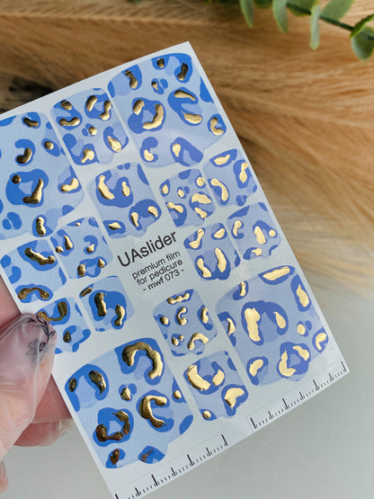 Pedicure nail wrap films mwf-073