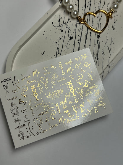 Nail Water Decal Fg-125