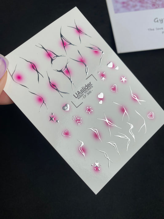 Nail Water Decal CF-306