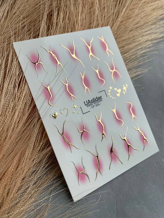 Nail Water Decal CF-305