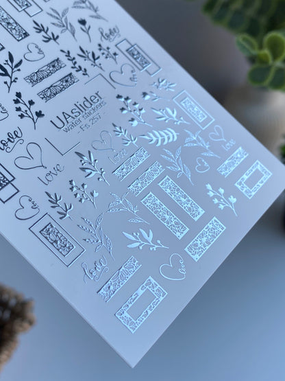 Nail Water Decal Fs-257