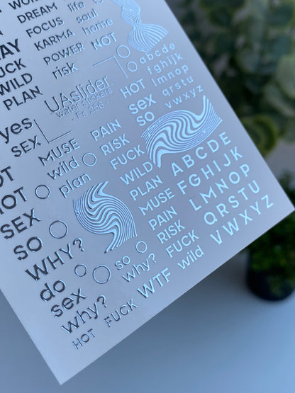 Nail Water Decal Fs-256