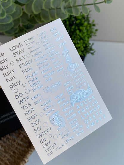 Nail Water Decal Fs-256
