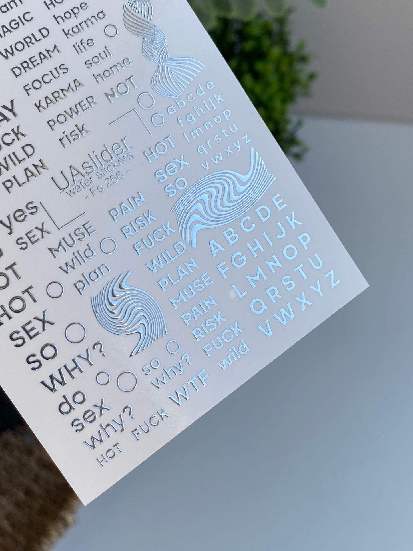 Nail Water Decal Fs-256