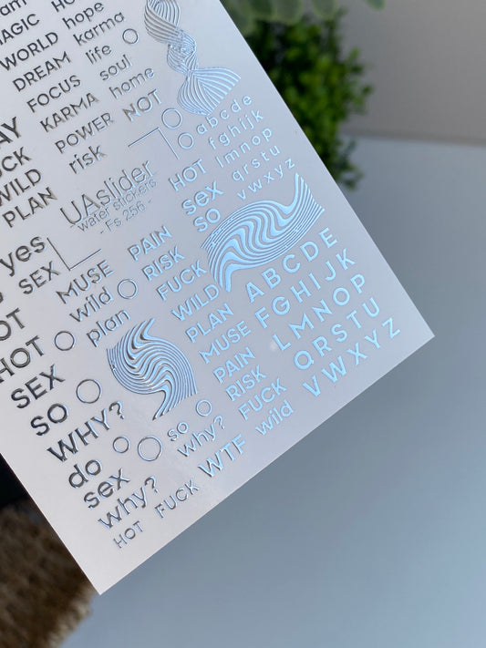Nail Water Decal Fs-256