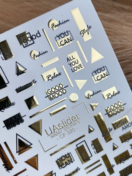 Nail Water Decal CF-320